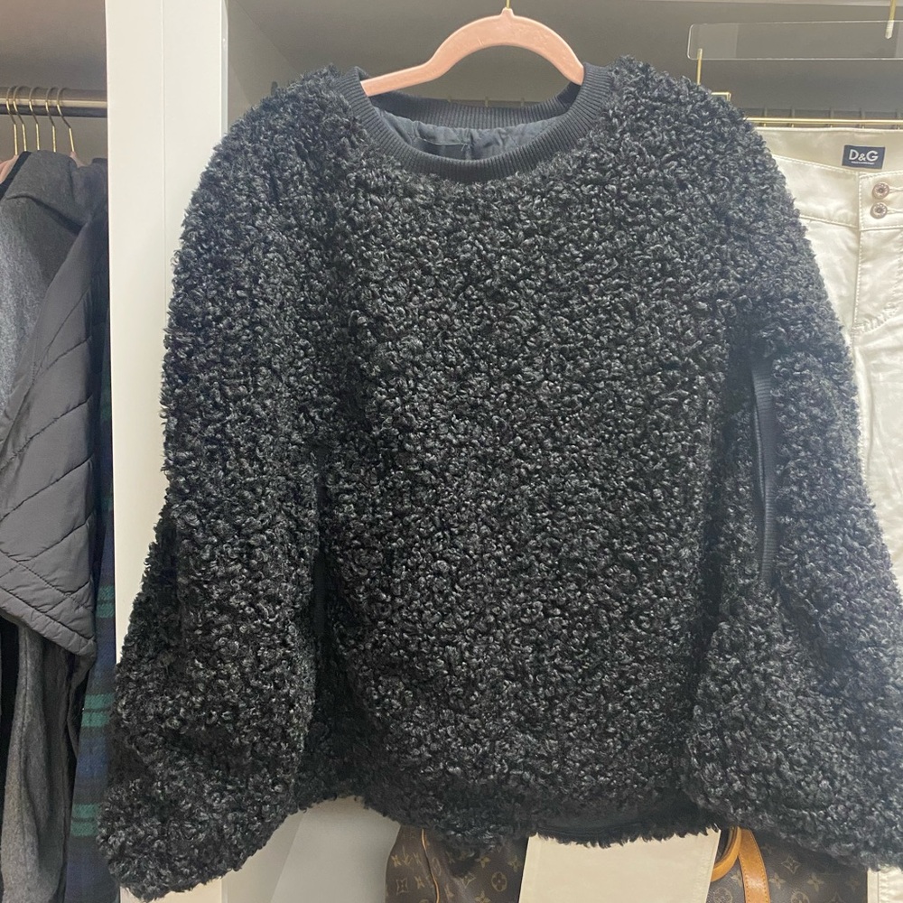 Cynthia Rowley Faux Fur Capelet